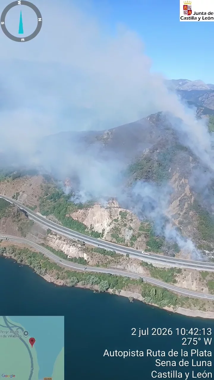 INCENDIO SENA DE LUNA