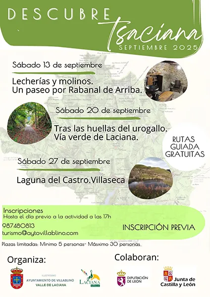 Cartel rutas septiembre