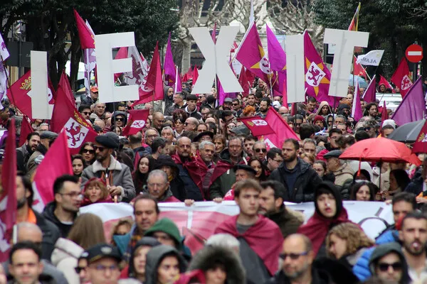MANIFESTACION POR EL FUTURO DE LEON Y SU AUTONOMIA