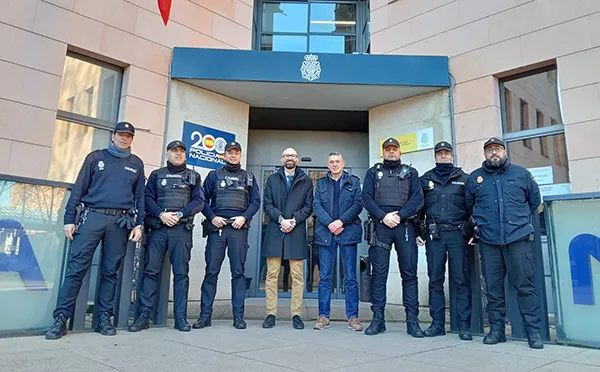 Visita subdelegado Héctor Alaiz a los cuerpos de seguridad del estado en la provincia