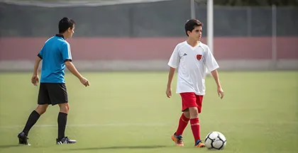 JOVEN ARBITRO DE FUTBOL