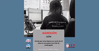 AGRESION EN LEON