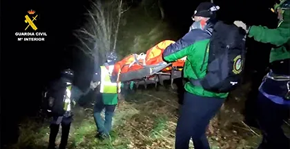 RECUPERAN EL CADAVER DE UN MONTAÑERO EN LEON