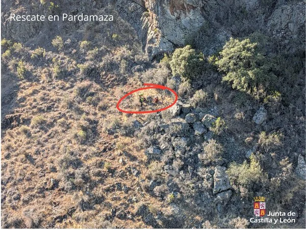 RESCATE EN PARDAMAZA