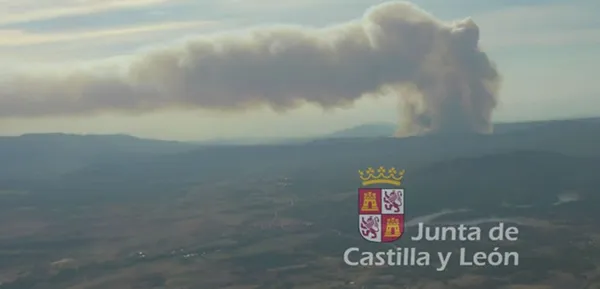 INCENDIO EN BRAÑUELAS - JCYL