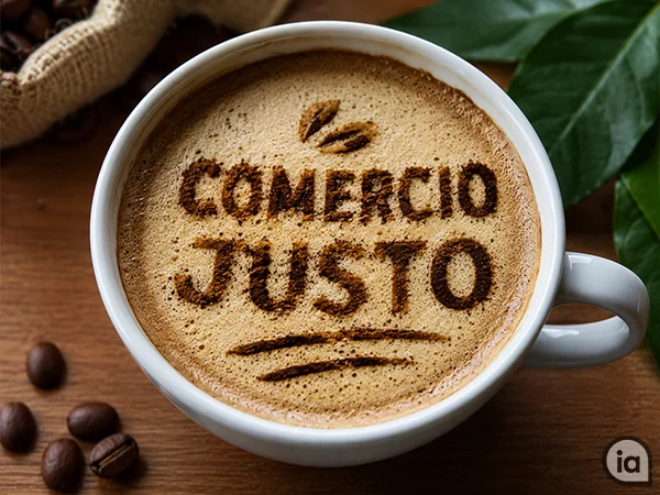 TAZA DE CAFE DE COMERCIO JUSTO