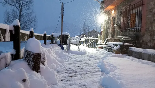 NEVADA EN EL NORTE DE LEON