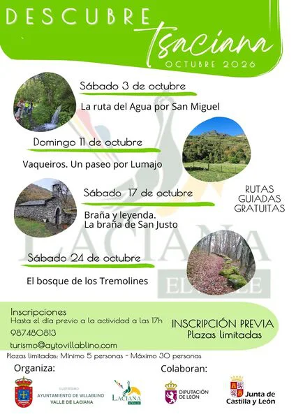 Cartel rutas octubre