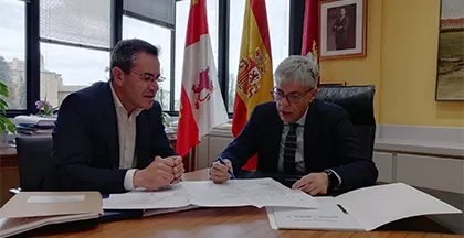 EL DELEGADO DE LA JUNTA Y EL ALCALDE DE VALDERAS