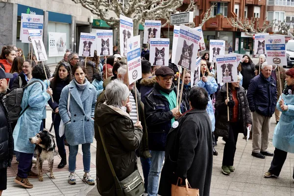 PROTESTA DE VETERINARIOS EN LEON