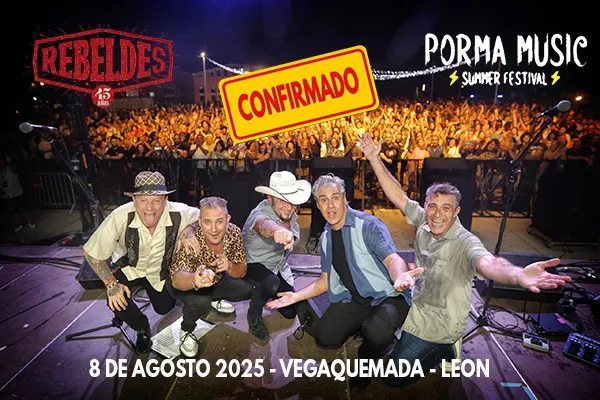 LOS REBELDES - PORMA MUSIC SUMMER FESTIVAL