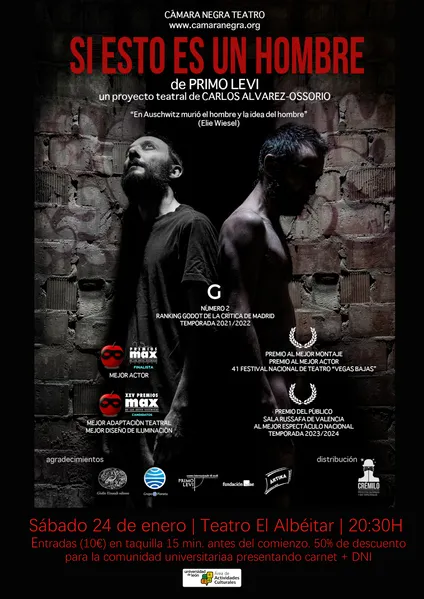 CARTEL 24 ENERO CAMARA NEGRA TEATRO