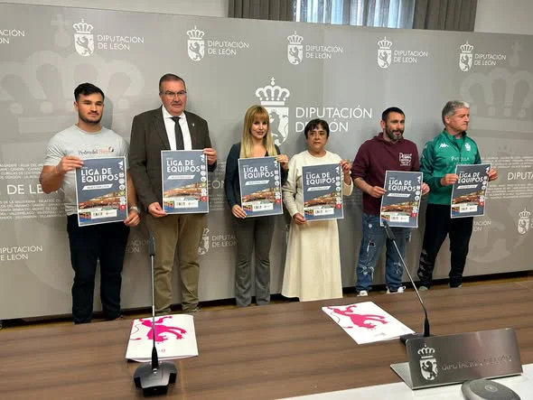 PRESENTACION DE LA LIGA POR EQUIPOS DE LUCHA LEONESA