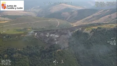 INCENDIO EN OLLEROS DE ALBA