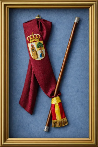 banda y baston de mando Boñar