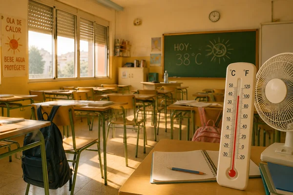 OLA DE CALOR EN LOS COLEGIOS