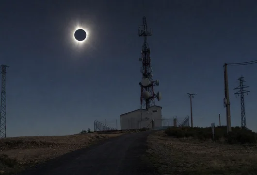 RECREACION DE UN ECLIPSE DE SOL EN LA CAMPERONA
