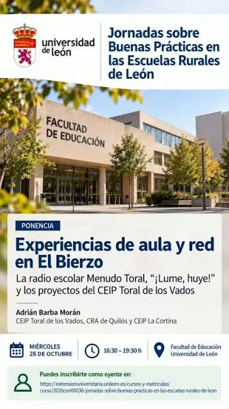 Jornadas sobre Buenas Prácticas en las Escuelas Rurales de León