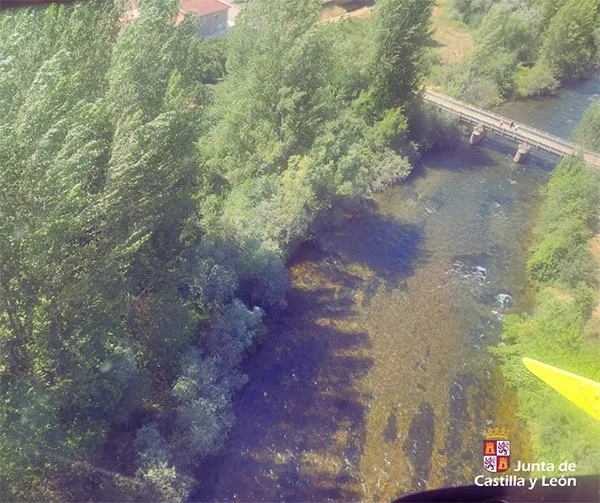 RIO PORMA - LOCALIZADO EL PESCADOR AHOGADO EN EL RIO