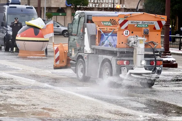 NIEVE EN LA CAPITAL LEONESA