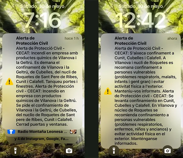 alerta quimica