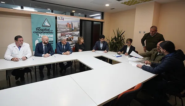 FIRMA DEL ACTA PARA PARA EL INICIO DE LOS TRABAJOS EN EL AREA DE REHABILITACION DEL HOSPITAL