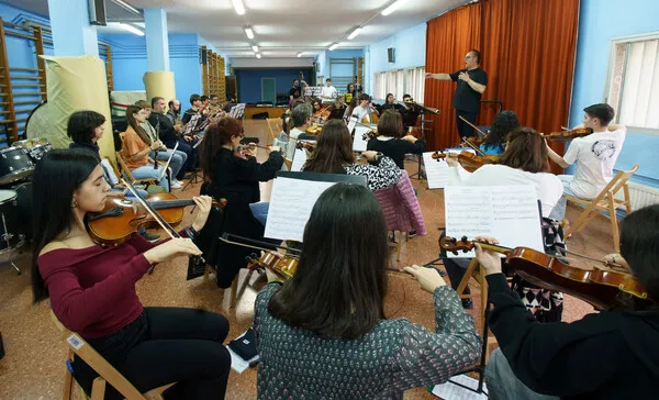 ENSAYO DE LA ORQUESTA SINFONICA DE PONFERRADA