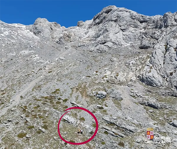 MONTAÑERO RESCATADO