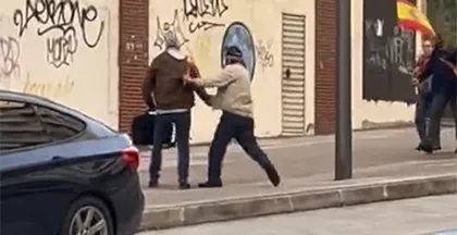 MOMENTO DE LA AGRESION SUFRIDA POR OLEGARIO RAMON