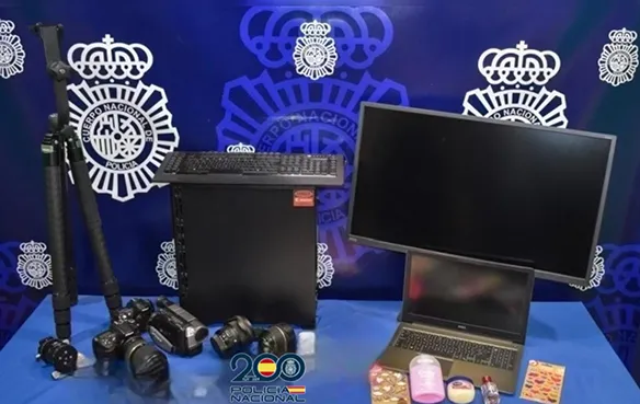 INTERVENIDOS 120.000 ARCHIVOS DE CONTENIDO SEXUAL A 8 INDIVIDUOS QUE HAN SIDO DETENIDOS