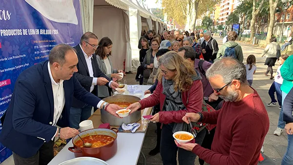 ALUBIADA EN LA FERIA DE LOS PRODUCTOS DE LEON EN BILBAO