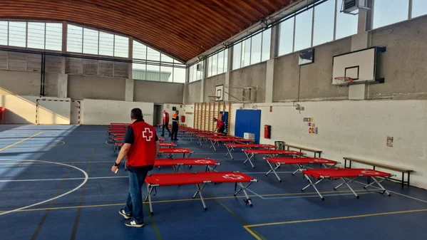 DESPLIEGUE DE CRUZ ROJA