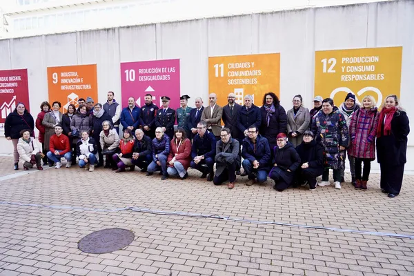 INAUGURACION DEL MURAL 'OBJETIVO MILENIO'