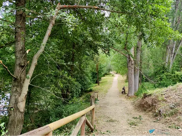 senda de acceso al Salto del Pelgo