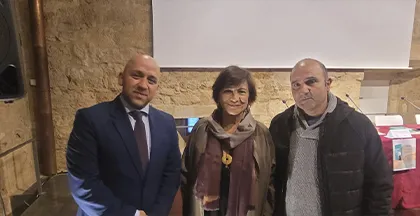 LOS EDILES BOÑARENSES PEPE VILLA Y ANDRES GONZALEZ CON NATIVEL PRECIADO