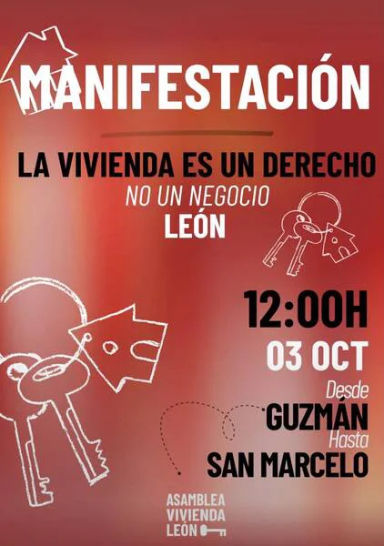 MANIFESTACION VIVIENDA EN LEON