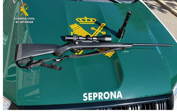 RIFLE DECOMISADO AL FURTIVO