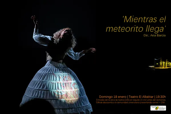 Cartel Meteorito Ana Barcia 18 Enero