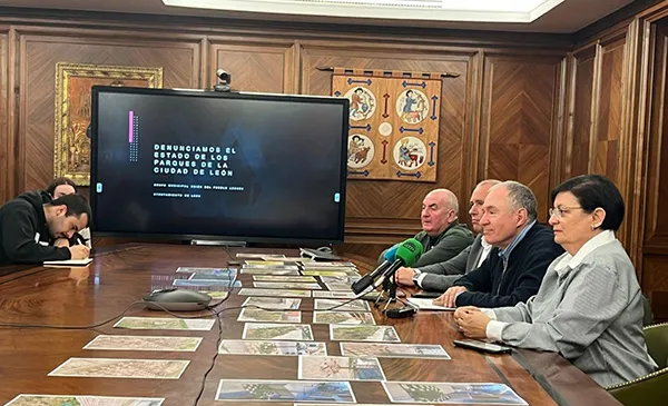 UPL DENUNCIA EL ESTADO DE LAS ZONAS VERDES DE LEON