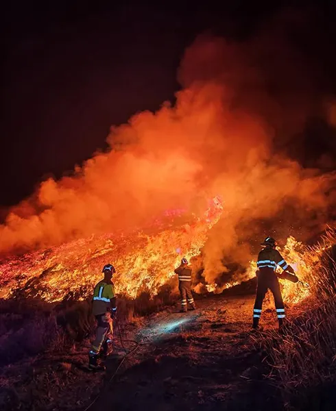 INCENDIOS EN LEON