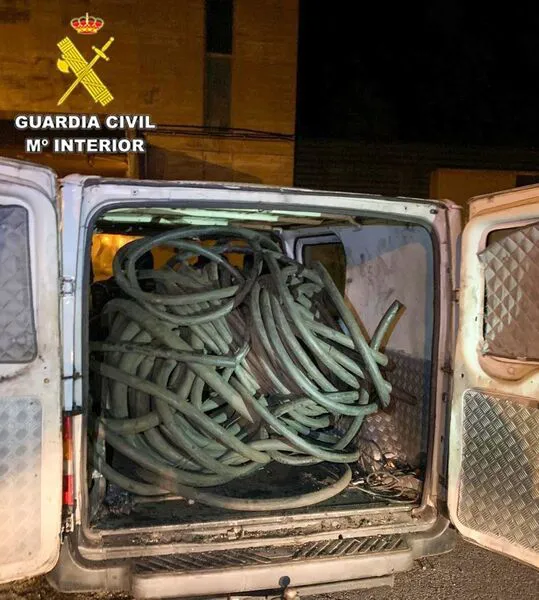 robo de cable de cobre