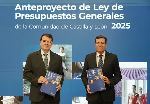 PRESENTADO EL ANTEPROYECTO DE PRESUPUESTOS CYL 2025