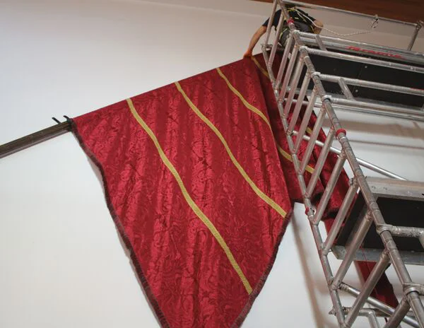 Pendón en el Museo de los Pueblos de León