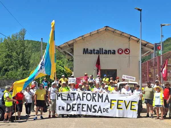 LA MARCHA DE LA FEVE LLEGA A MATALLANA