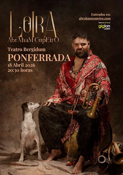Abraham Cupeiro en el Teatro Bergidum de Ponferrada