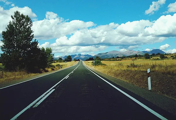 carretera N-625 entre Mansilla de las Mulas y Cistierna