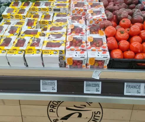 ETIQUETADO PRODUCTOS DEL SAHARA OCCIDENTAL