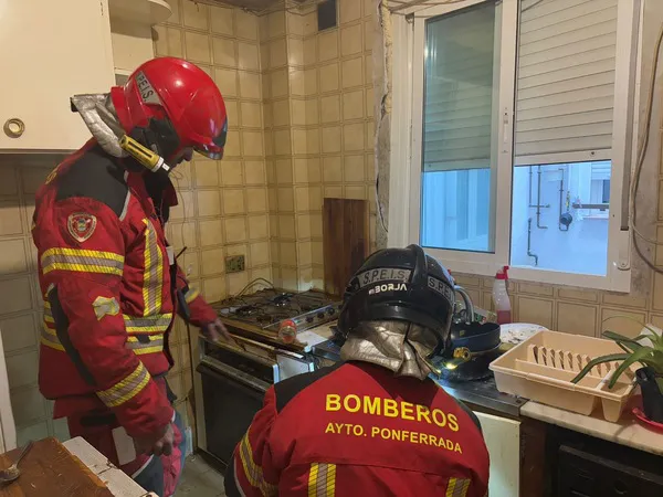 EXPLOSION DE GAS BUTANO EN PONFERRADA