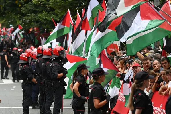 PROTESTA POR EL GENOCIDIO EN GAZA