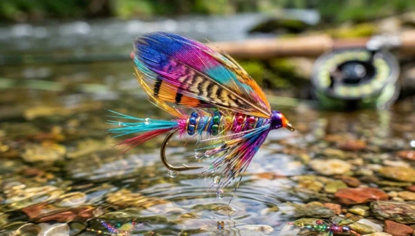 MOSCA DE RIO PARA LA PESCA DE LA TRUCHA